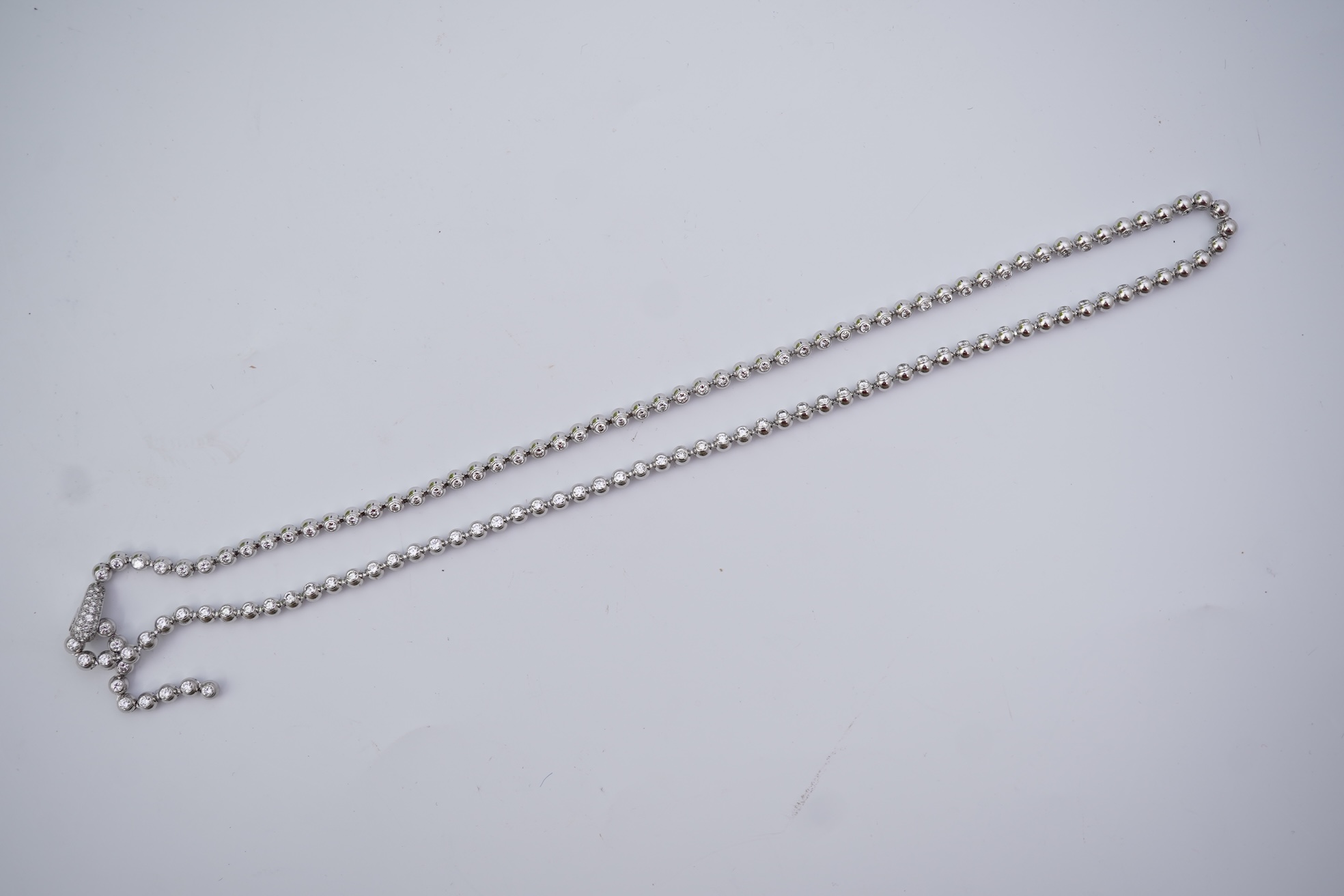 Cartier, a diamond necklace, 'Perles de Diamants', circa 2000